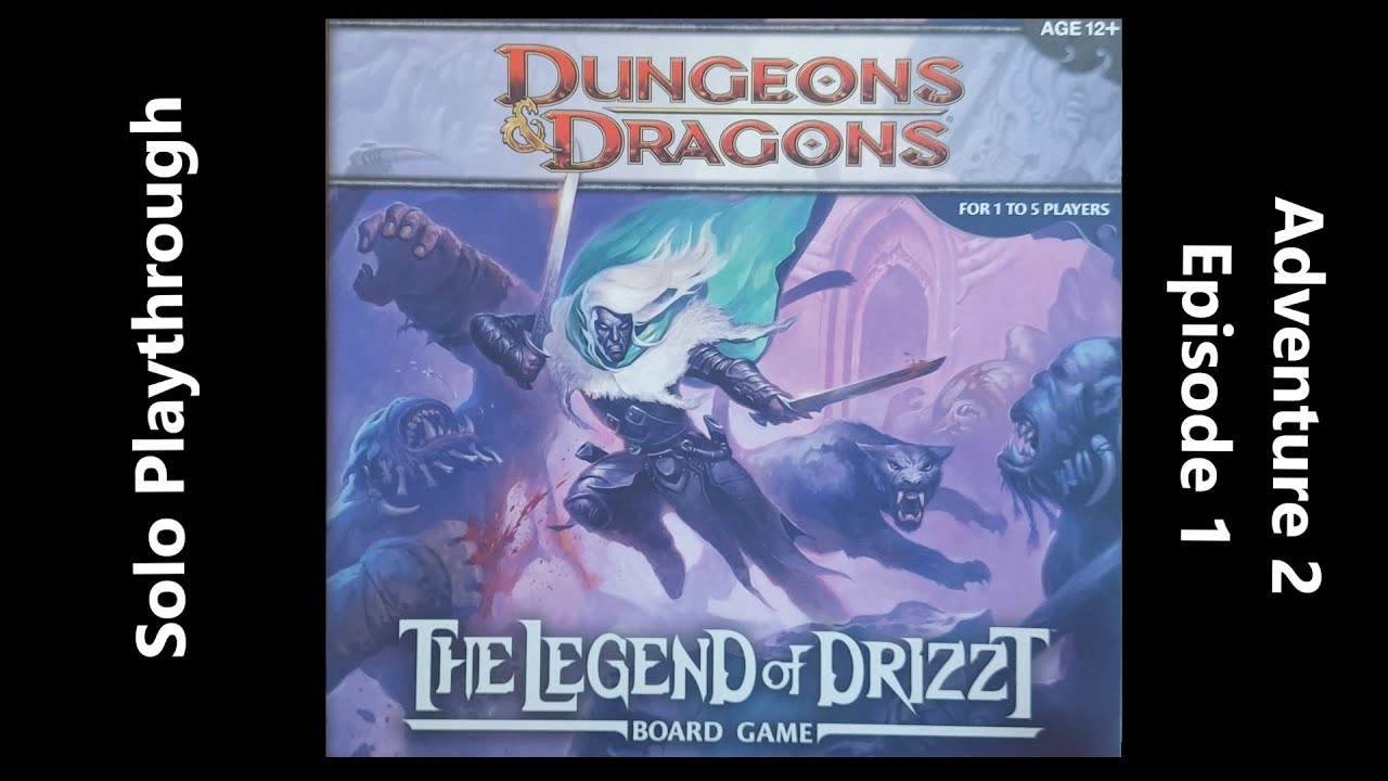 The Legend of Drizzt Board Game - Adventure 2 Playthrough - Episode 1