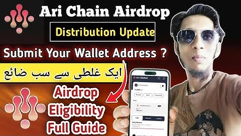 Ari Wallet Airdrop New Update | Wallet Address Submit Guide | Ari Chain Airdrop Eligibility