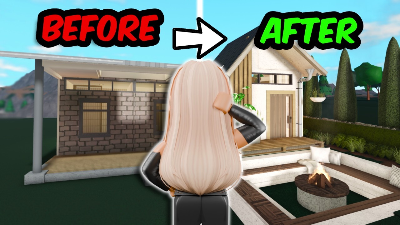 RENOVATING the NEW PREBUILT HOUSE in BLOXBURG