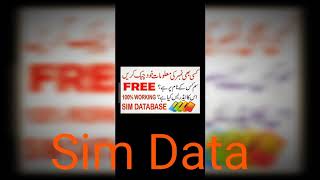 Sim Data Base 2020 l Sim Data check in Pakistan 2020 l Sim Information l Mobile Number Data screenshot 5