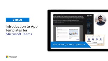 Introduction to Microsoft Teams App Templates - Reference solutions to kick-start your development