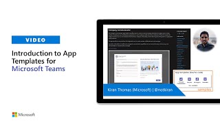 Introduction to Microsoft Teams App Templates - Reference solutions to kick-start your development screenshot 5