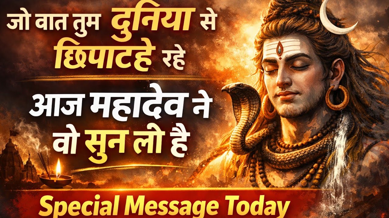 👉आज महादेव ने आपकी बात सुन ली 🙏 | Special Message Today || universe massage || #mahadev #viral 