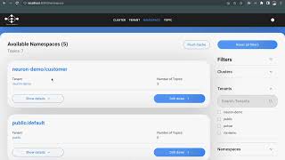 Apache Pulsar UI (AMOS Demo Video)