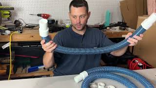 1 2 6 5 Ft Swimming Pool Filter Hose with Kink Free Swivel cuff