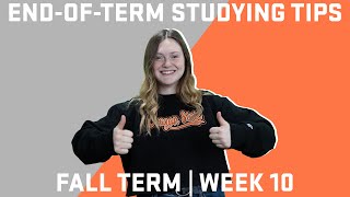 Life of a College Student: Week 10, Fall Term 2022