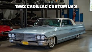 1962 Cadillac Custom Coupe DeVille LS3 2 Door Hardtop arrives for sale at West Coast Classics, CA