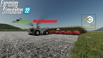 Farming Simulator 22 ||AutoDrive Refill Mega Implement