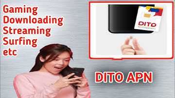 DITO SIM APN Settings For Faster Internet Connection