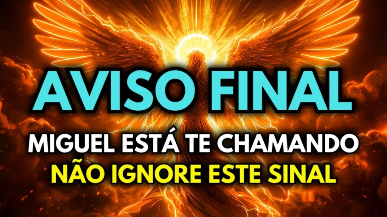 🔴 FALTAM APENAS 45 SEGUNDOS — O ARCANJO MIGUEL ESTÁ CLAMANDO SEU NOME AGORA MESMO: ESTE É.......