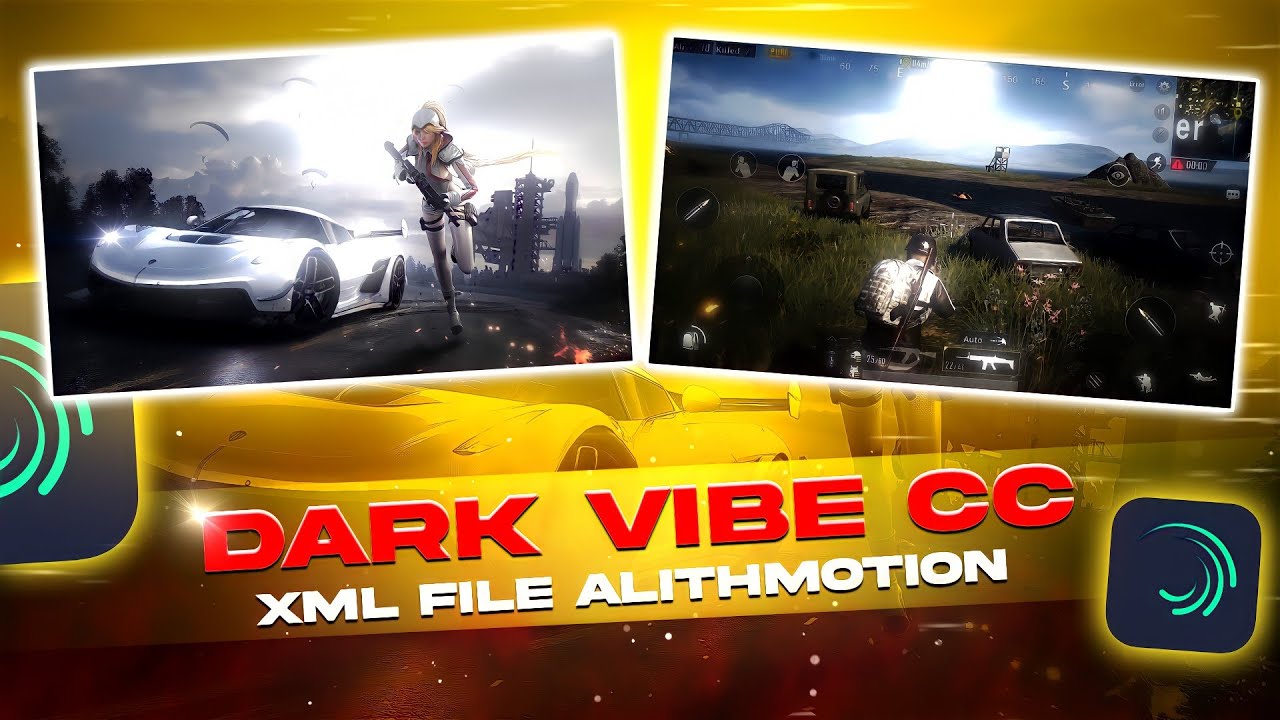 DARK VIBE CC 😍 XML FILE IN ALITHMOTION DOWNLOAD FREE PRESETS