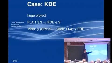 FOSDEM 2014 - Fiduciary License Agreement