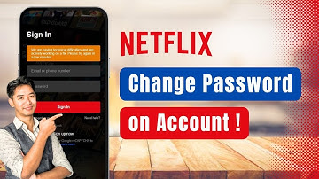 How to Change Password in Netflix Account !