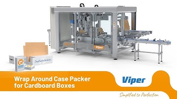 VIPER | Wrap around Case Packer for Cardboard Boxes