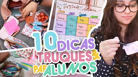 Como organizar papéis da escola?
