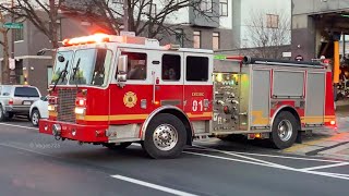Philadelphia Fire Department Engine 1 Responding