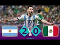 Argentina 2 0 Mexico Peter Drary Commentator