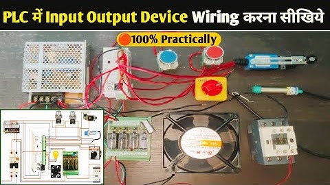 PLC Input Output Wiring| Delta PLC Wiring Practically| PLC Wiring कैसे करते हैं