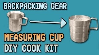 Pot modification for backpacking