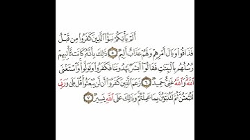 سورة التغابن 2 القسم الثاني تكرار كيفي من .. ألم يأتكم نبأ الذين كفروا .. إلى .. وذلك على الله يسير