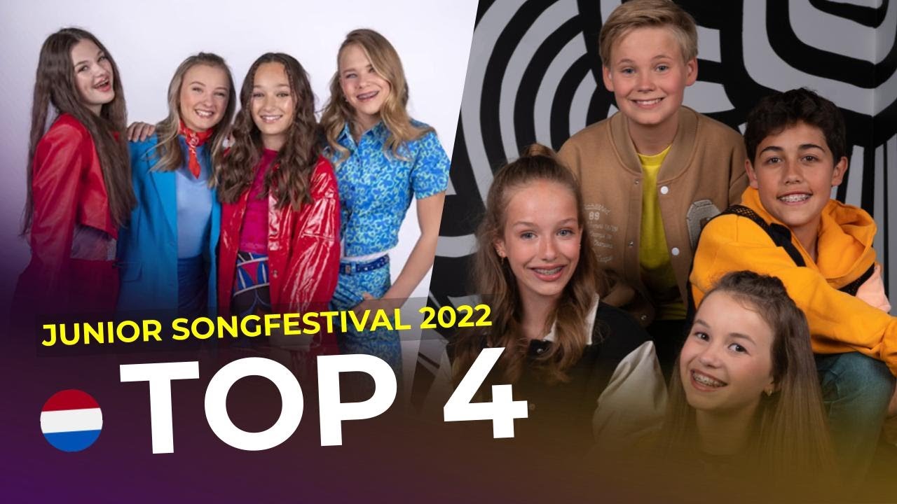 JUNIOR SONGFESTIVAL 2022 🇳🇱 My Top 4 Junior Eurovision 2022) YouTube JUNIOR SONGFESTIVAL 2022 🇳🇱 My Top 4 Junior Eurovision 2022) YouTube