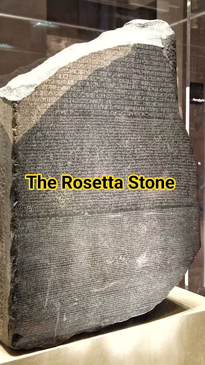 The Rosetta Stone | Key to Ancient Egyptian Hieroglyphs | Ancient History 💯