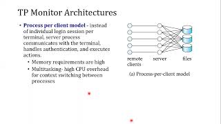 Lec 30a-Transaction Processing Monitors, TP Monitor Architectures, Transactional Workflows