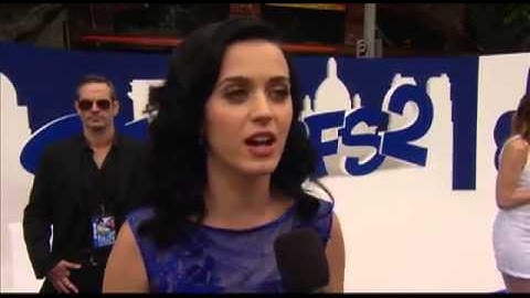 Katy Perry Interview   The Smurfs 2 LA Premiere