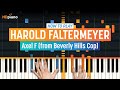 How to Play "Axel F" (Beverly Hills Cop) by Harold Faltermeyer | HDpiano (Part 1) Piano Tutorial