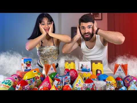 ვხსნით გოგოს და ბიჭის სათამაშოებს ჩემს შეყვარებულთან ერთად!