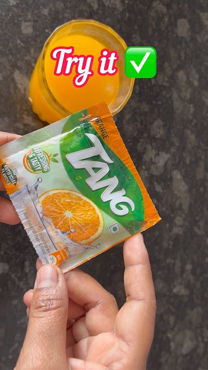 TANG ORANGE DRINK #shorts #shortsfeed #tang #orangejuice