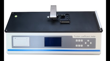 Coefficient of Friction Tester