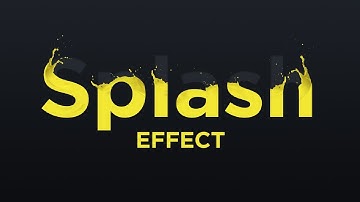 Create a Splash Text Effect in Photoshop