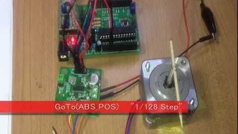 L6470ステッピングモータドライバ + arduinoでマイクロステップ