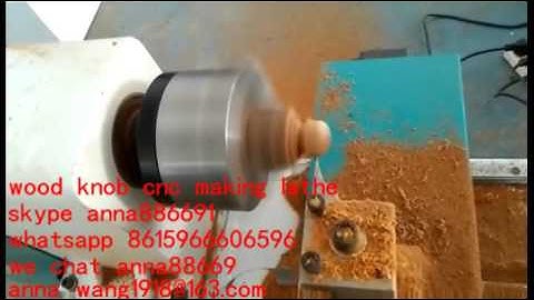 wood drawer knob making automatic mini cnc lathe
