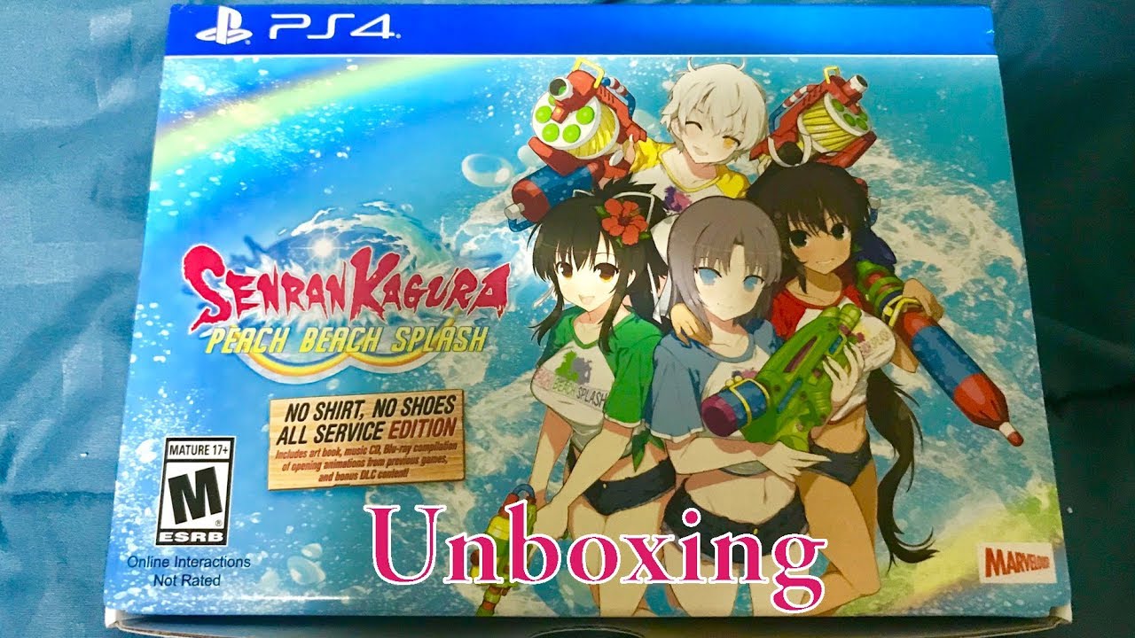 Xseed Senran Kagura Peach Beach Splash - No Shirt, No Shoes, All Service  Edition - Playstation 4 Console_Video_Games 