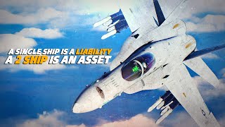 2 Ship F16 Vipers Vs 2 Ship F/A18C Hornet | Digital Combat Simulator | DCS | BVR |