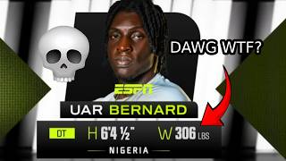 NFL DRAFTS A 64 300LB LEAN NIGERIAN GOD THAT NEVER PLAYED FOOTBALL
