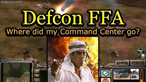 Defcon FFA - Demolition General - Pro Rules | C&C Generals Zero Hour | No Commentary
