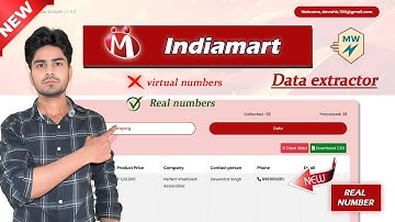 indiamart extractor | india mart data scraper download | indiamart leads scraper