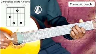 Diminished chords.