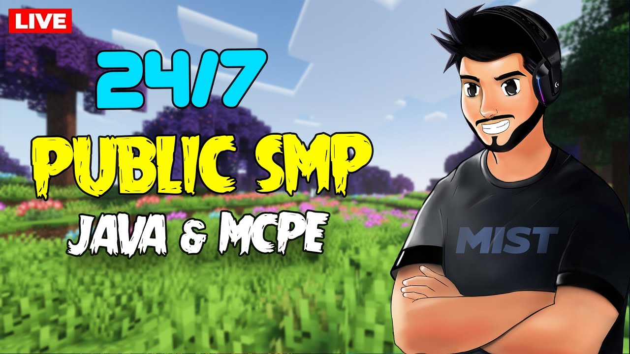 Public Smp 24/7 Server | Java MCPE Bedrock Edition | Minecraft Live ...