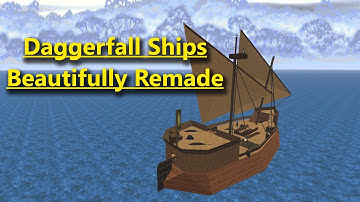 Daggerfall Detailed Ships Mod Showcase Sail in Style