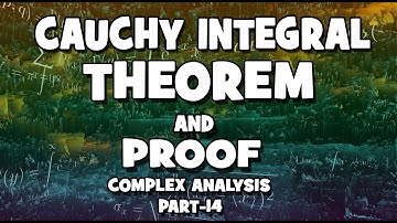 Cauchy Integral Theorem and Proof(complex analysis part 14) by mathOgenius