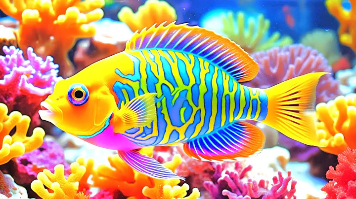 The Best 4K Aquarium - Dive Into The Mesmerizing Underwater Realm, Sea Jellyfish, Coral Reefs
