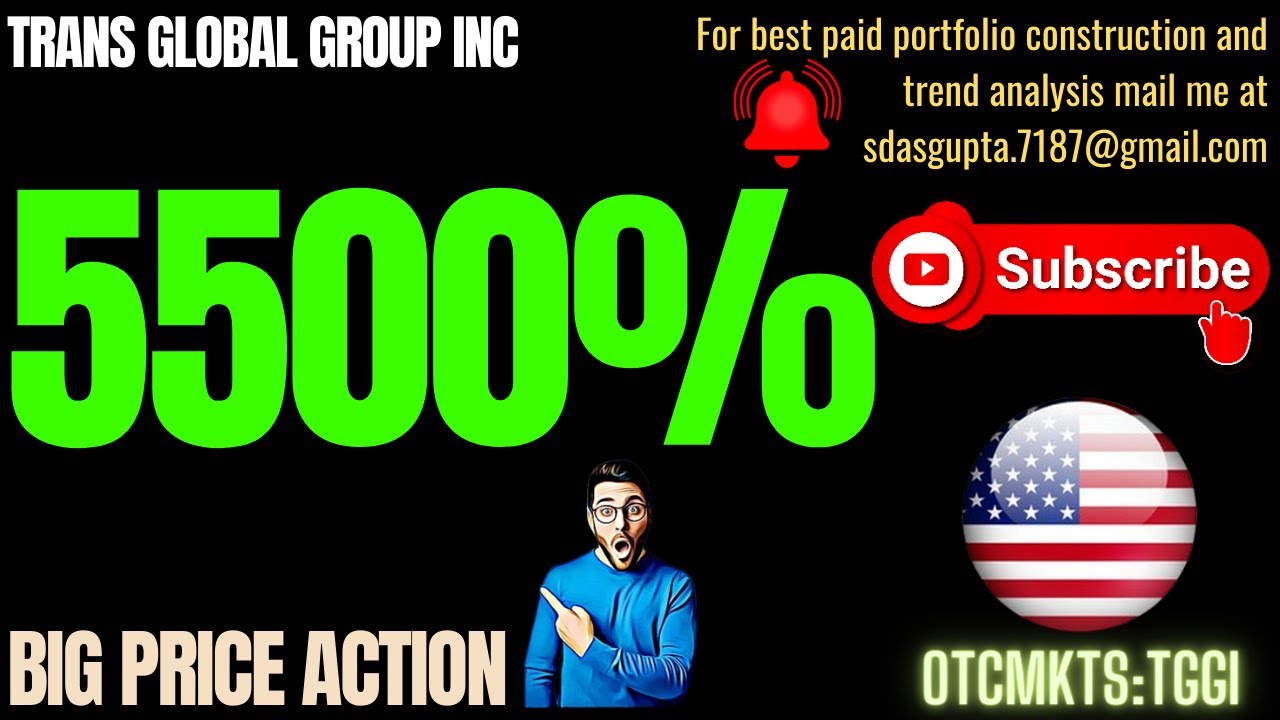 TGGI STOCK NEWS TRANS GLOBAL GROUP INC BIG PRICE ACTION YouTube