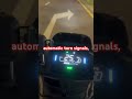 Automatic turn signals, no manual operation required.