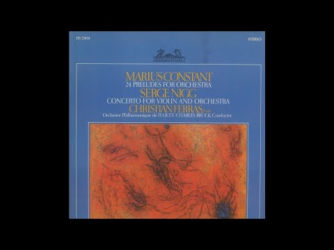 Serge Nigg:  Concerto for Violin & Orchestra (1957)