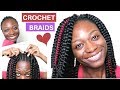 HOW TO INSTALL CROCHET BRAIDS IN 2 HOURS! SO EASY &amp; SIMPLE! EXPLAINED