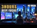 3 Hours Flow State Programming Music – No Distractions Cyberpunk Mix